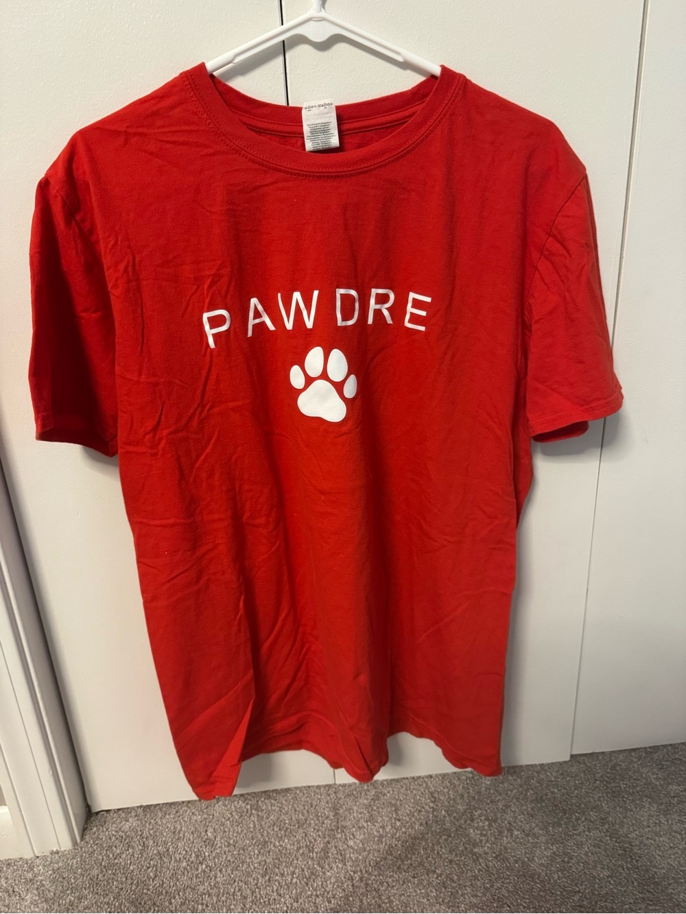 PAWDRE Dog Dad T‑Shirt Mens Large 
Like New!
